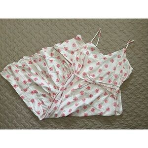 Universal Thread Printed Tie-Waist Maxi Dress - L - EUC!